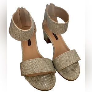 Stuart Weitzman Gold Kids Dress Shoes